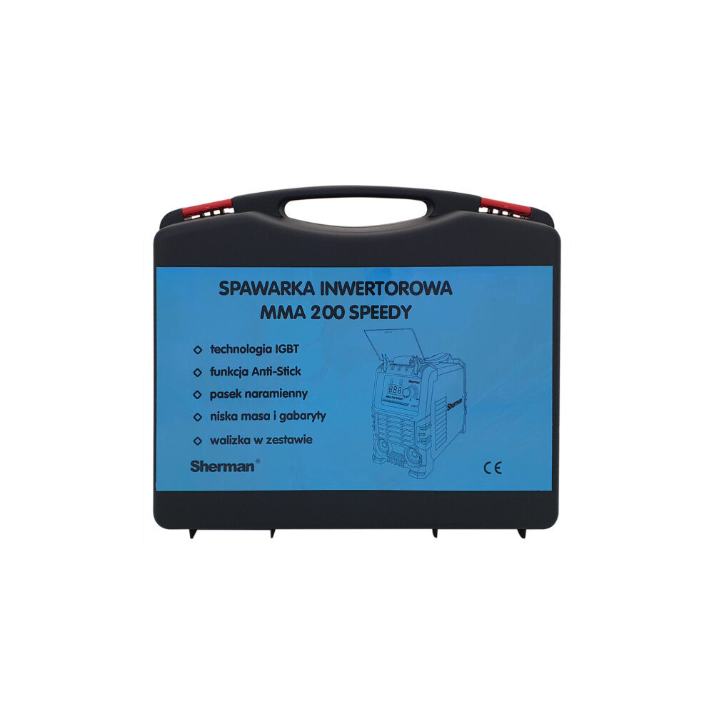 Spawarka inwertorowa Sherman MMA 200 Speedy - zestaw | 7811745-G