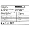 Kompresor tłokowy olejowy Sherman AC2420 / 1,5 kW / 230 V | 7813194
