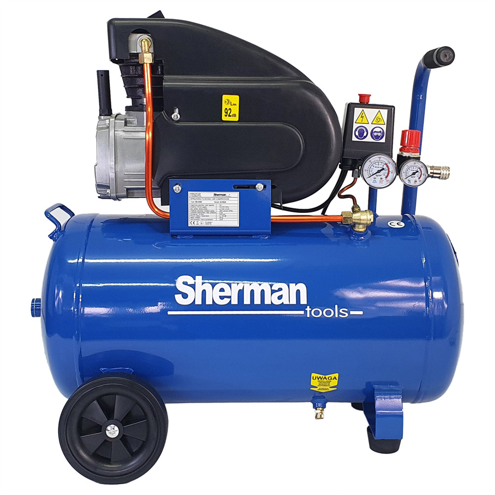 Kompresor tłokowy olejowy Sherman AC5020 / 1,5 kW / 230 V | 7813195