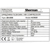 Kompresor tłokowy olejowy Sherman AC5020 / 1,5 kW / 230 V | 7813195