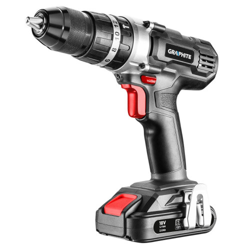 Wiertarko-wkrętarka akumulatorowa Energy+ Graphite - zestaw - 58G015-SET - Graphite - 1 2