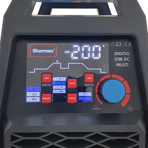 Spawarka Sherman DIGITIG 208 DC Multi - zestaw | 7813173