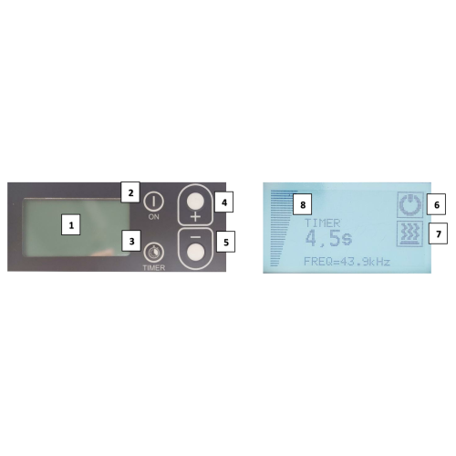 Podgrzewacz indukcyjny Teknel Inductor Spitfire BFH600 LCD | BFH600-LCD 2