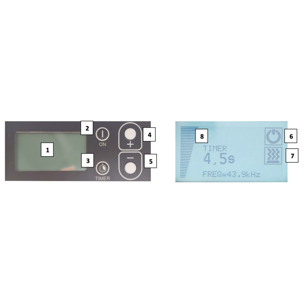 Podgrzewacz indukcyjny Teknel Inductor Firefox BFH500 LCD Cu | BFH500-LCD-CU