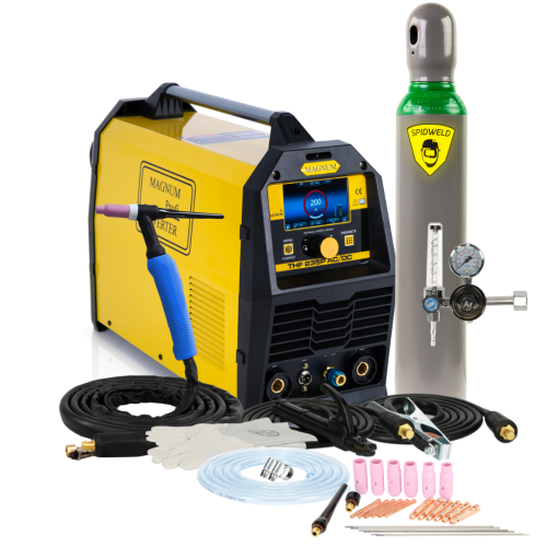 Spawarka Magnum TIG THF 235 Puls AC/DC LCD - zestaw - U I THF235P LCD-G - Magnum - 3