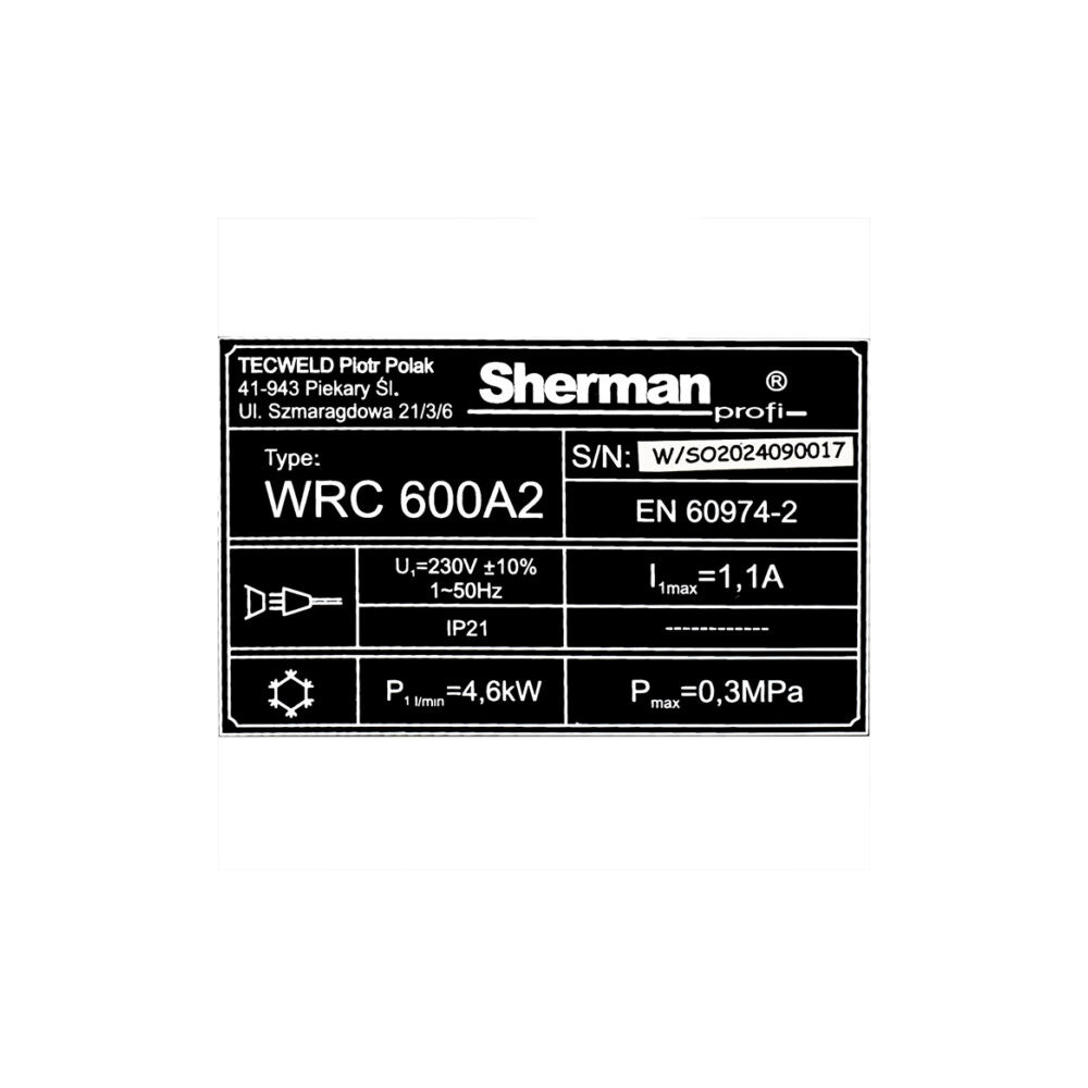 Chłodnica Sherman WRC 600A2 Alarm | WRC600A2