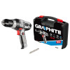 Wiertarko-wkrętarka sieciowa 250 W Graphite w walizce - 58G792 - Graphite - 2