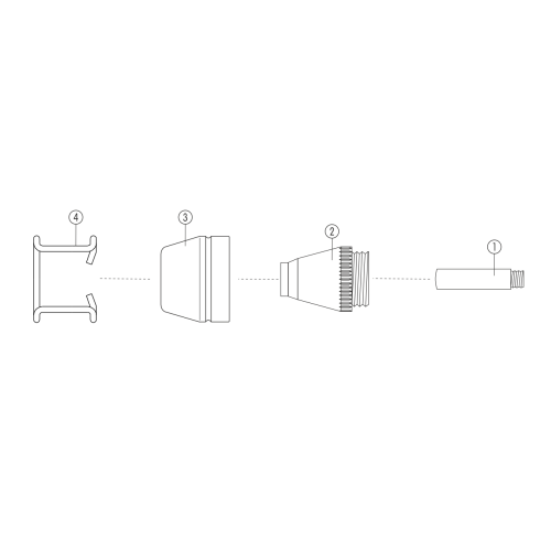 Dysza tnąca fi 0,9 mm do uchwytu plazmy AG-60 / Sherman | 7812906