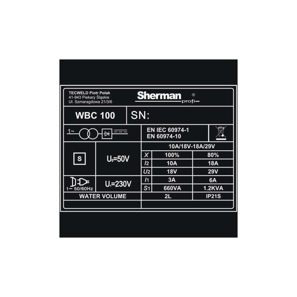 Urządzenie do czyszczenia spoin Sherman WBC-100 - 7811872 - Sherman - 7