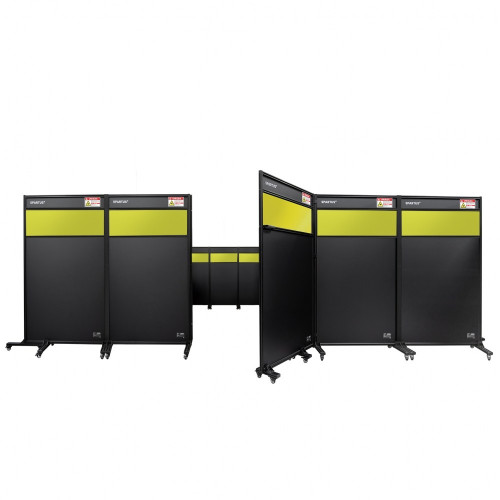 Zabudowa z podglądem stanowiska do spawania laserowego Spartus Protect | SP050-50-55KV