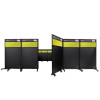 Zabudowa z podglądem stanowiska do spawania laserowego Spartus Protect | SP050-50-55KV
