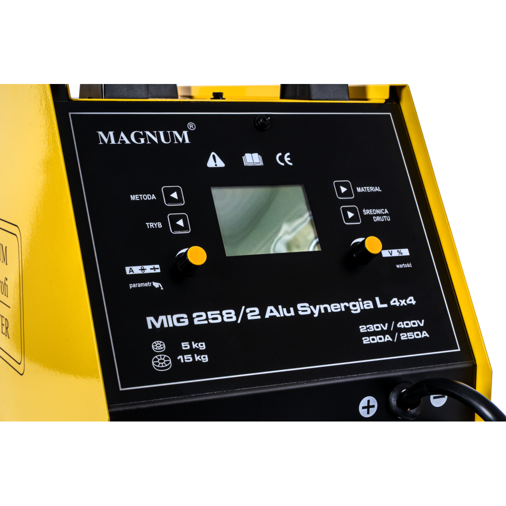 Spawarka Magnum MIG 258/2 Alu Synergia L 4x4 - zestaw - U MI 258/2 ALSY-G - Magnum - 10