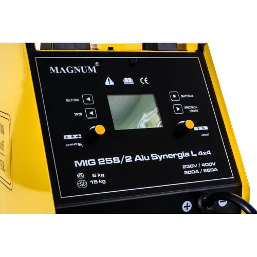 Spawarka Magnum MIG 258/2 Alu Synergia L 4x4 - zestaw - U MI 258/2 ALSY-G - Magnum - 10