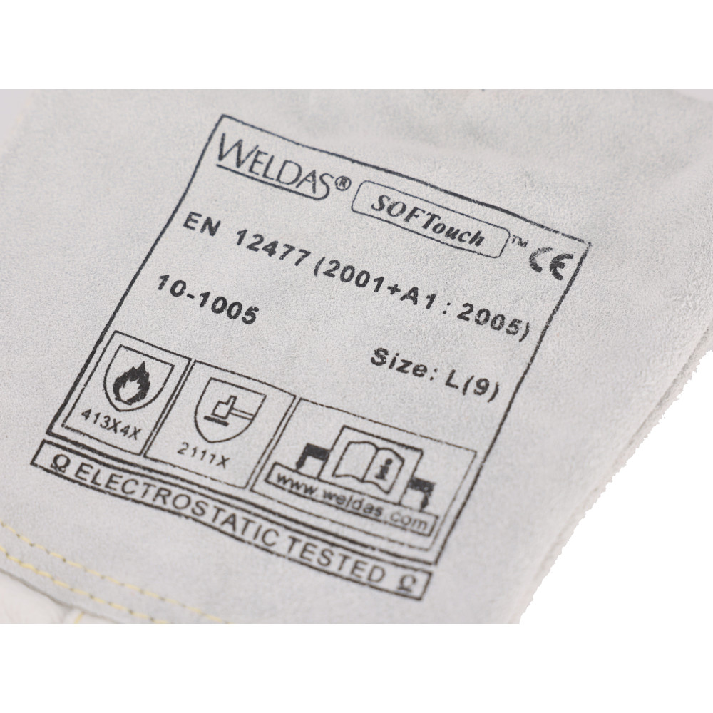 Rękawice spawalnicze WELDAS TIG SOFTouch™ 10-1005 | 10-1005-G