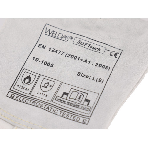 Rękawice spawalnicze WELDAS TIG SOFTouch™ 10-1005 | 10-1005-G