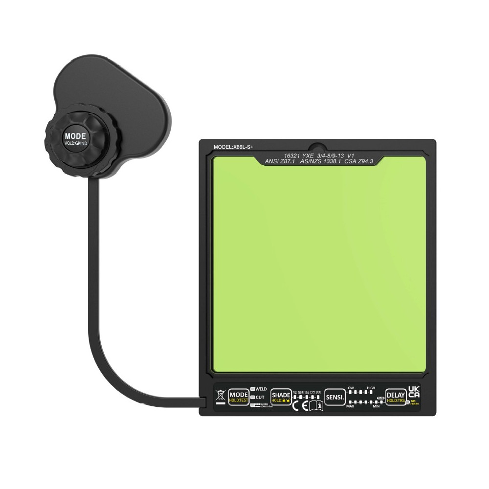 Przyłbica samościemniająca Ideal APS Pro X66L-S+ TrueView+ | APS-X66L BLA/TC