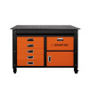 Mobilny stół spawalniczy Spartus D16 1200x750x820 mm - zestaw | SP16N-12-75-SET