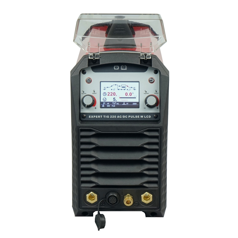 Spawarka Ideal Expert TIG 220 AC/DC Pulse W LCD - zestaw wodny | EXTIG220AWLCD