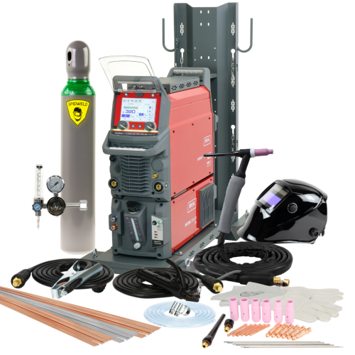 Spawarka Ideal Expert TIG 322 AC/DC Pulse Pro7 LCD - zestaw wodny | EXTIG322AC