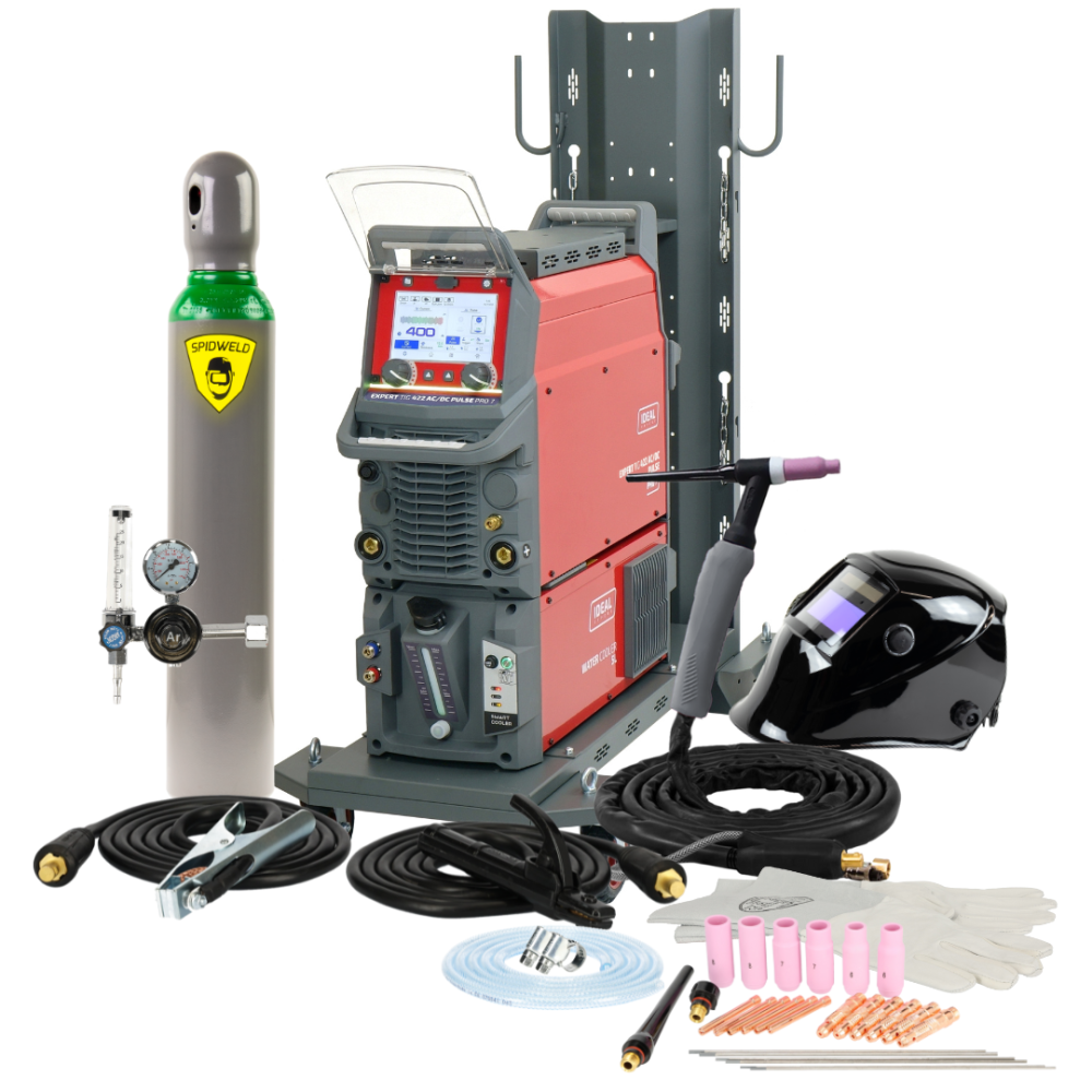 Spawarka Ideal Expert TIG 422 AC/DC Pulse Pro7 LCD - zestaw wodny | EXTIG422AC