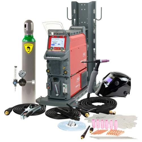 Spawarka Ideal Expert TIG 422 AC/DC Pulse Pro7 LCD - zestaw wodny | EXTIG422AC