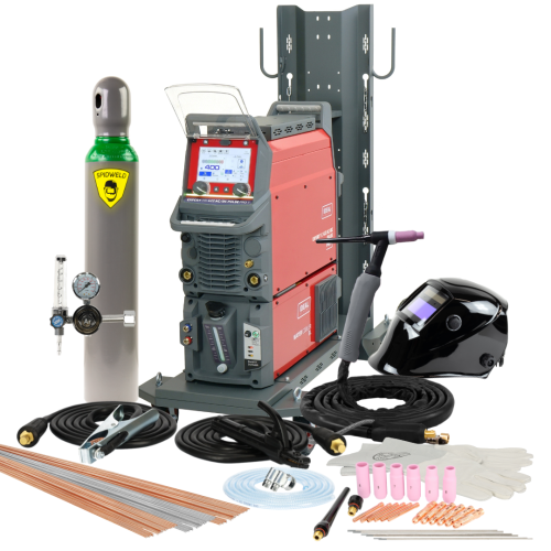 Spawarka Ideal Expert TIG 422 AC/DC Pulse Pro7 LCD - zestaw wodny | EXTIG422AC