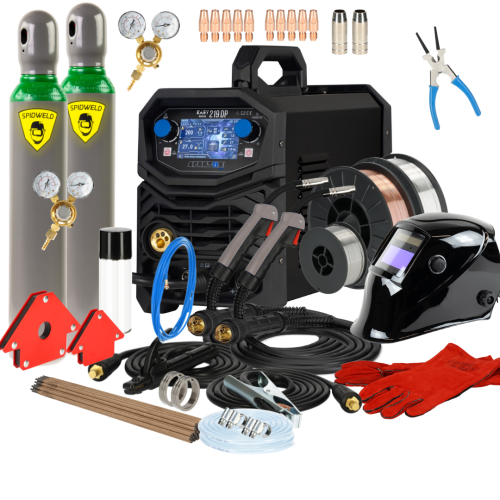 Spawarka Spartus EasyMIG 219 Dual Pulse - zestaw | EASYMIG219DP-PAK-15-3