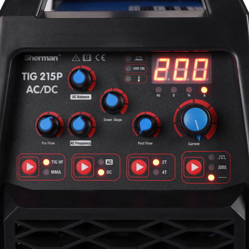 Spawarka Sherman TIG 215P AC/DC - zestaw | 7813312