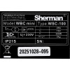 Urządzenie do czyszczenia spoin Sherman WBC mini | 7813287