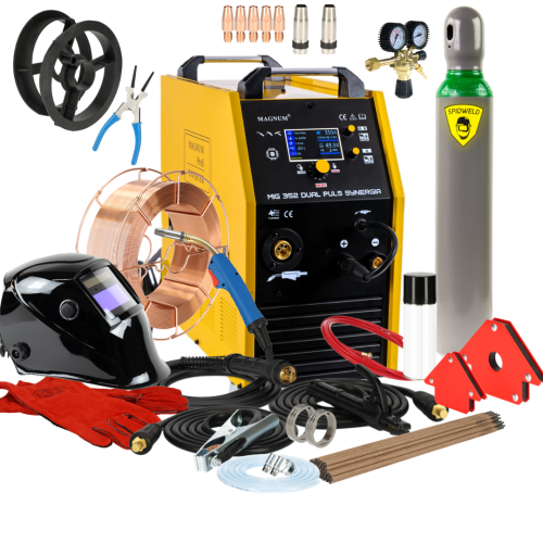 Spawarka Magnum MIG 352 Dual Puls Synergia - zestaw | U MI 352 DP SYN