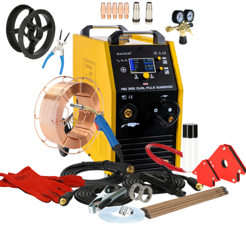 Spawarka Magnum MIG 352 Dual Puls Synergia - zestaw | U MI 352 DP SYN