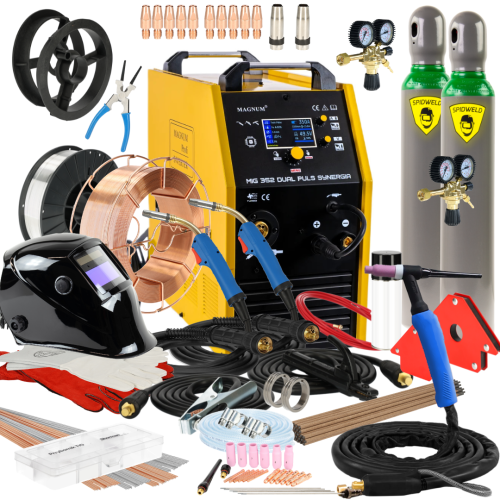 Spawarka Magnum MIG 352 Dual Puls Synergia - zestaw | U MI 352 DP SYN