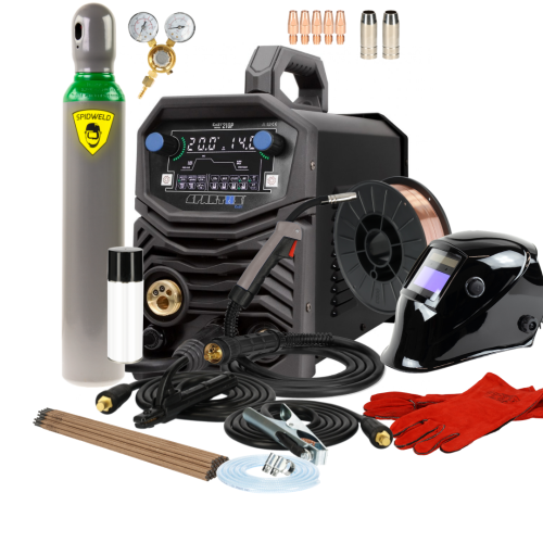 Spawarka Spartus EasyMIG 210 Pulse - zestaw | EASYMIG210P-PAK-15-3