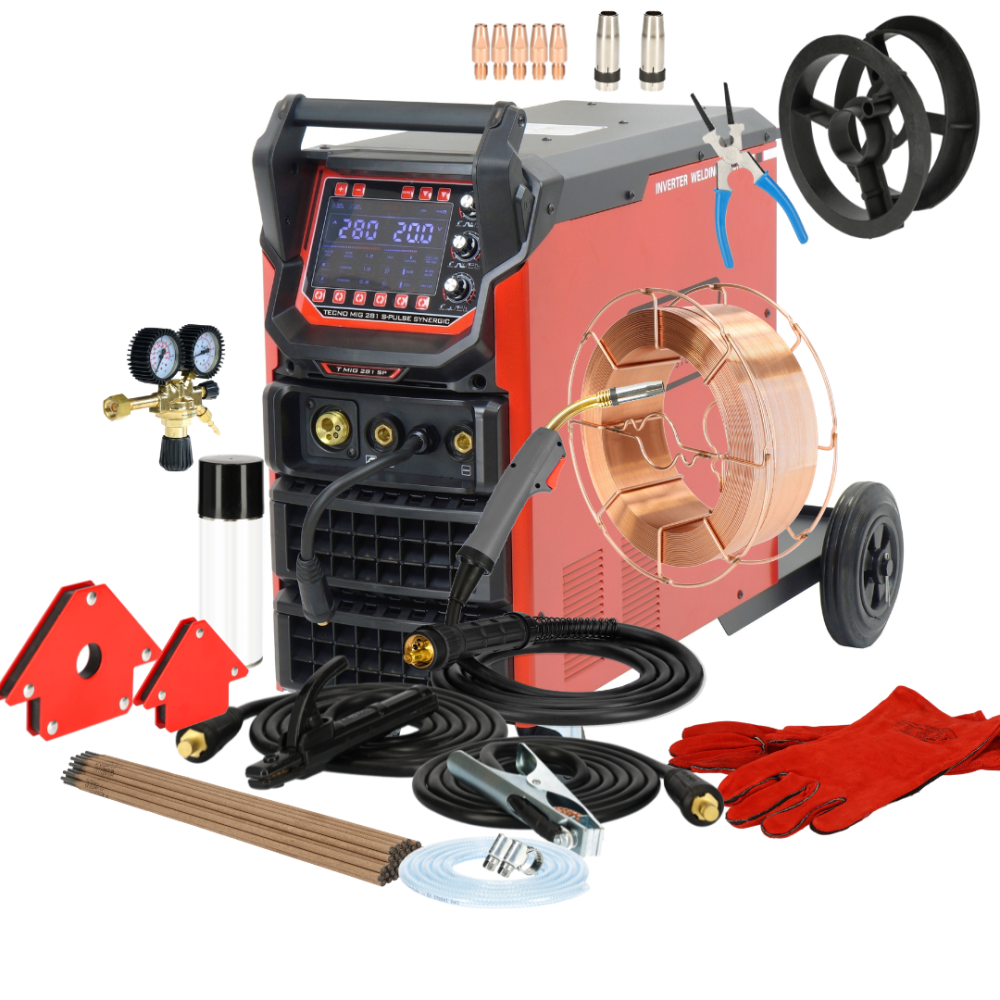 Spawarka Ideal Tecnomig 281 S-Pulse Synergic - zestaw | TMIG281SP
