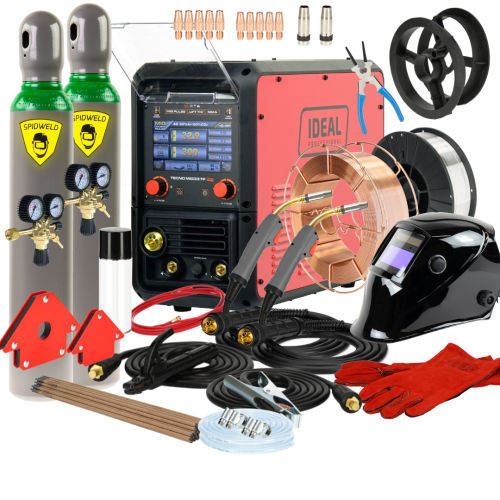 Spawarka Ideal Tecnomig 337 Pulse Synergic LCD - zestaw | TMIG337P
