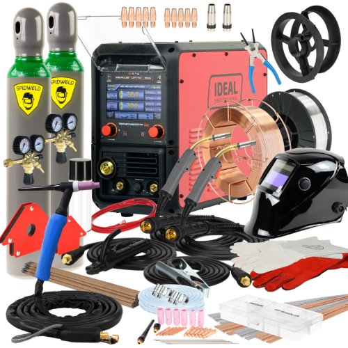 Spawarka Ideal Tecnomig 337 Pulse Synergic LCD - zestaw | TMIG337P