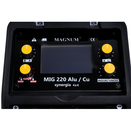 Spawarka Magnum MIG 220 Alu/Cu Synergia 4x4 - zestaw | U MI 220AL CU 4X4