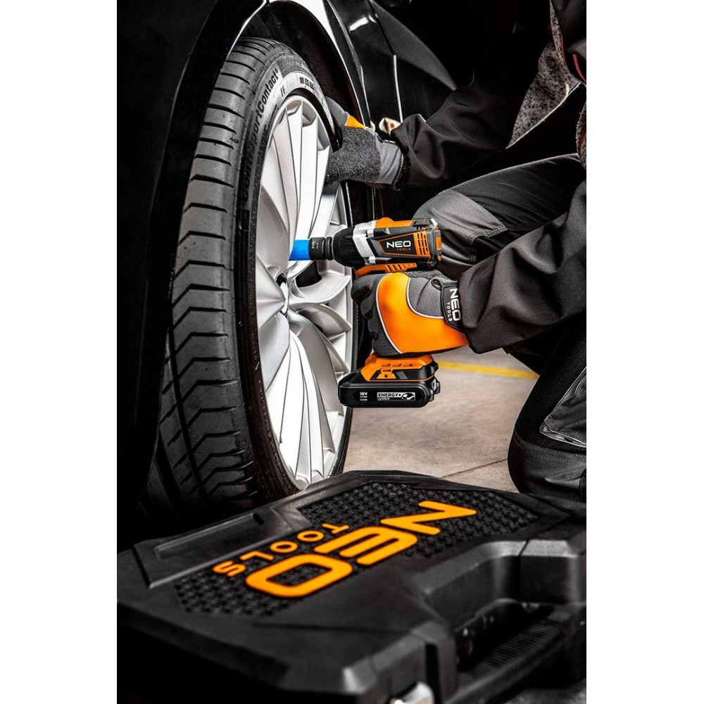 Klucz udarowy akumulatorowy 2x18V  Neo Tools z zestawem nasadek 1/2" - 08-600 - NEO Tools - 4