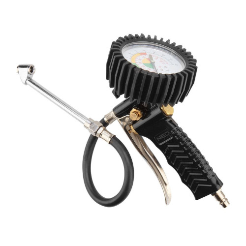 Pistolet do pompowania z przedłużeniem i manometrem 63 mm Neo Tools - 14-716 - NEO Tools - 1