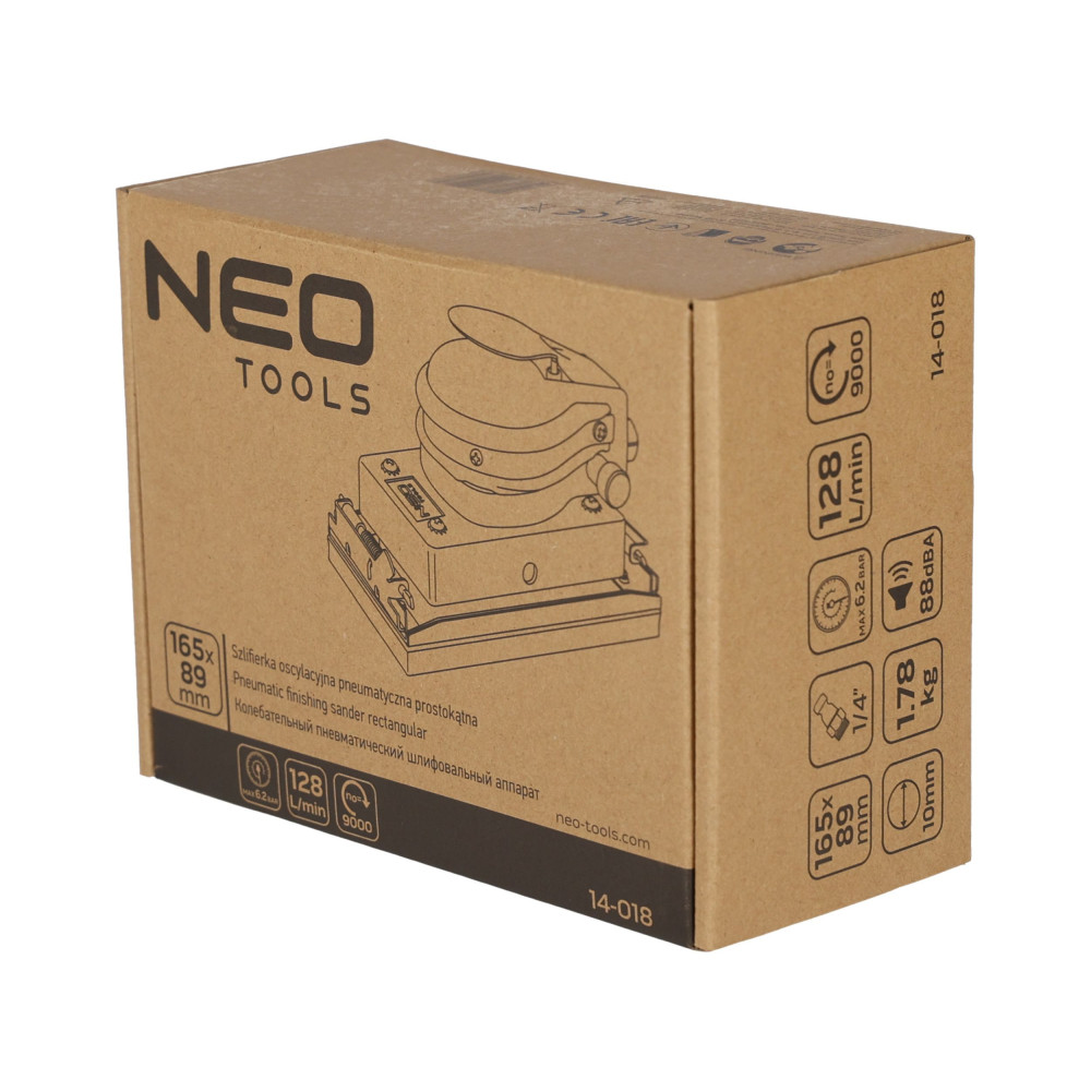 Szlifierka oscylacyjna pneumatyczna Neo Tools prostokątna - 14-018 - NEO Tools - 15
