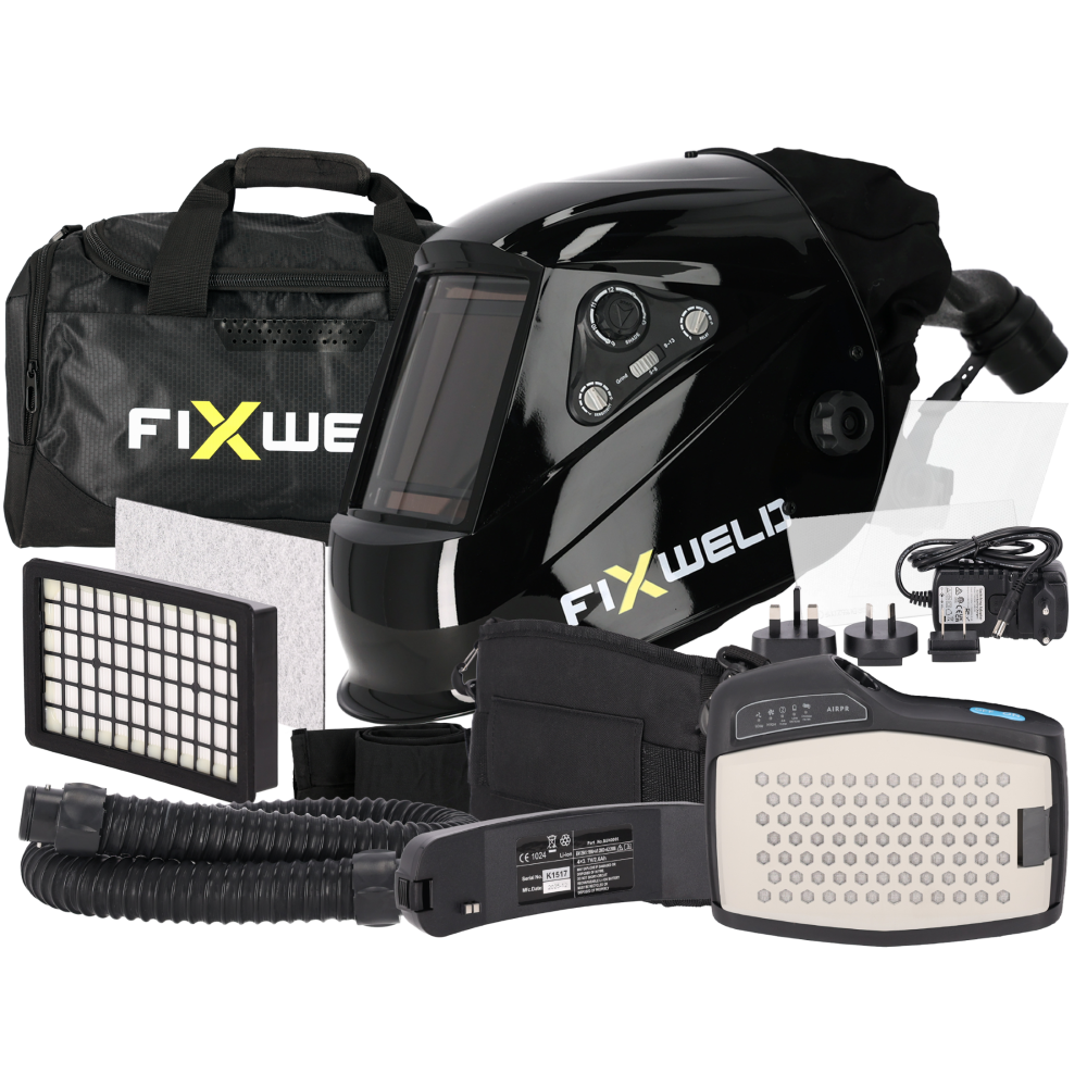 Przyłbica samościemniająca FIXWELD WorkMate 300 Air True Color z nawiewem PAPR | FIX-WM-300TC-AIR