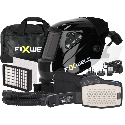 Przyłbica samościemniająca FIXWELD WorkMate 300 Air True Color z nawiewem PAPR | FIX-WM-300TC-AIR