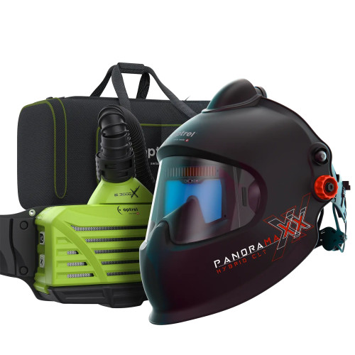 Przyłbica spawalnicza optrel panoramaxx pure air hybrid clt z nawiewem e3000X PAPR | 4550.681