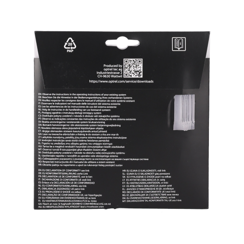 Szybka ochronna zewnętrzna do przyłbic OPTREL p550, p530 / 5000.250 / 5 szt. | 5000.250
