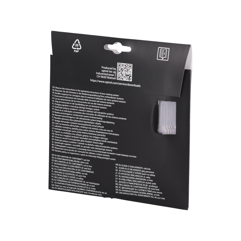 Szybka ochronna zewnętrzna do przyłbic OPTREL p550, p530 / 5000.250 / 5 szt. | 5000.250