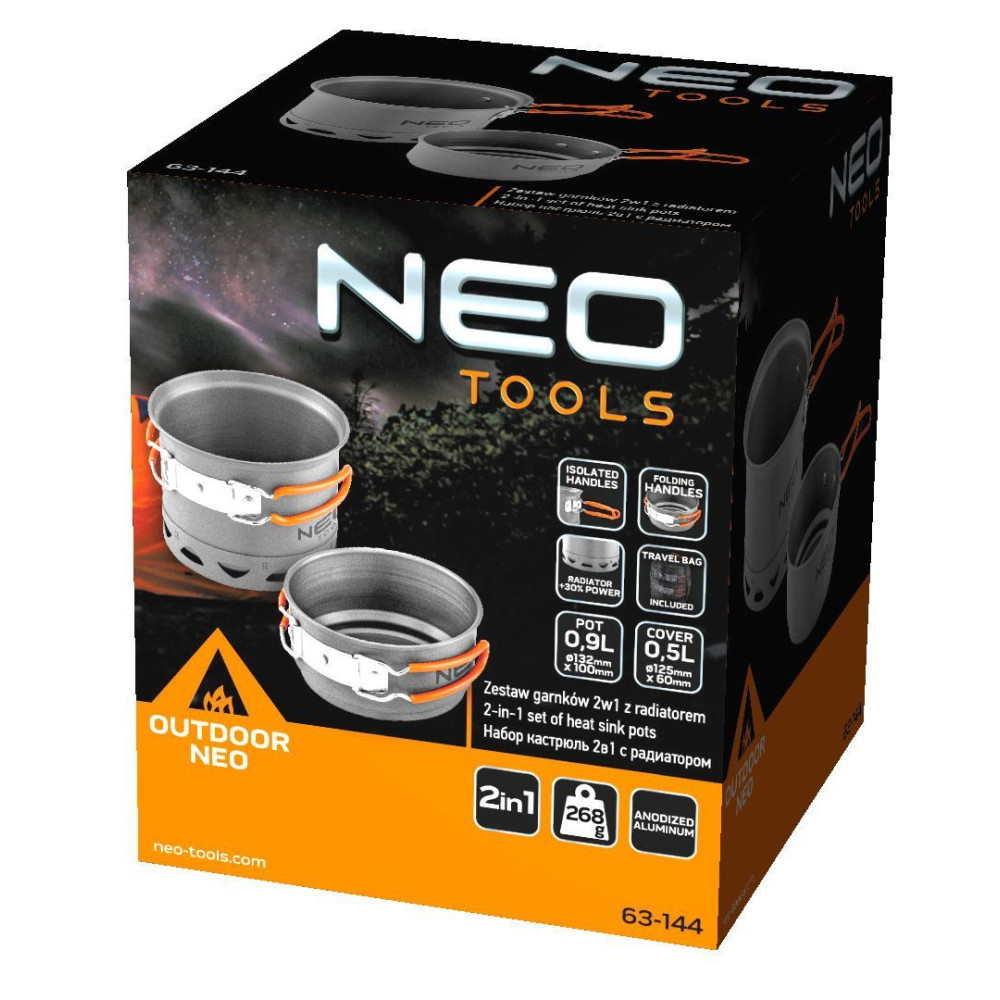 Zestaw garnków z radiatorem 2w1 Neo Tools - 63-144 - NEO Tools - 9