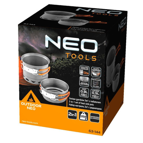 Zestaw garnków z radiatorem 2w1 Neo Tools - 63-144 - NEO Tools - 9
