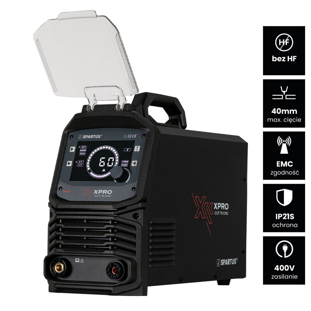 Przecinarka plazmowa Spartus XPro CUT 70CNC | XPROCUT70CNC-PAK-80H-6
