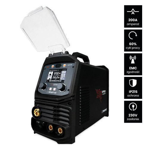 Spawarka Spartus XPro MIG 200 Dual Pulse - zestaw | XPROMIG200DP-PAK-24-3