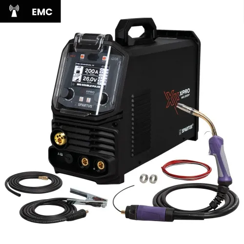 Spawarka Spartus XPro MIG 200 Dual Pulse - zestaw | XPROMIG200DP-PAK-24-3